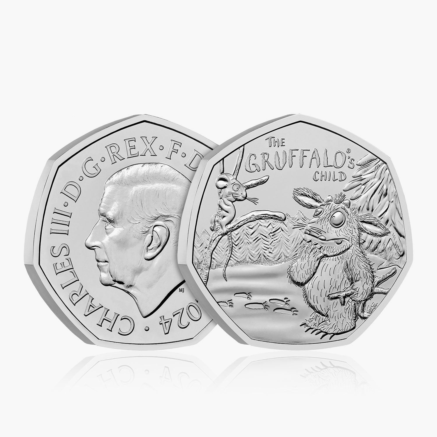 The Gruffalo's Child 2024 50p BU coin