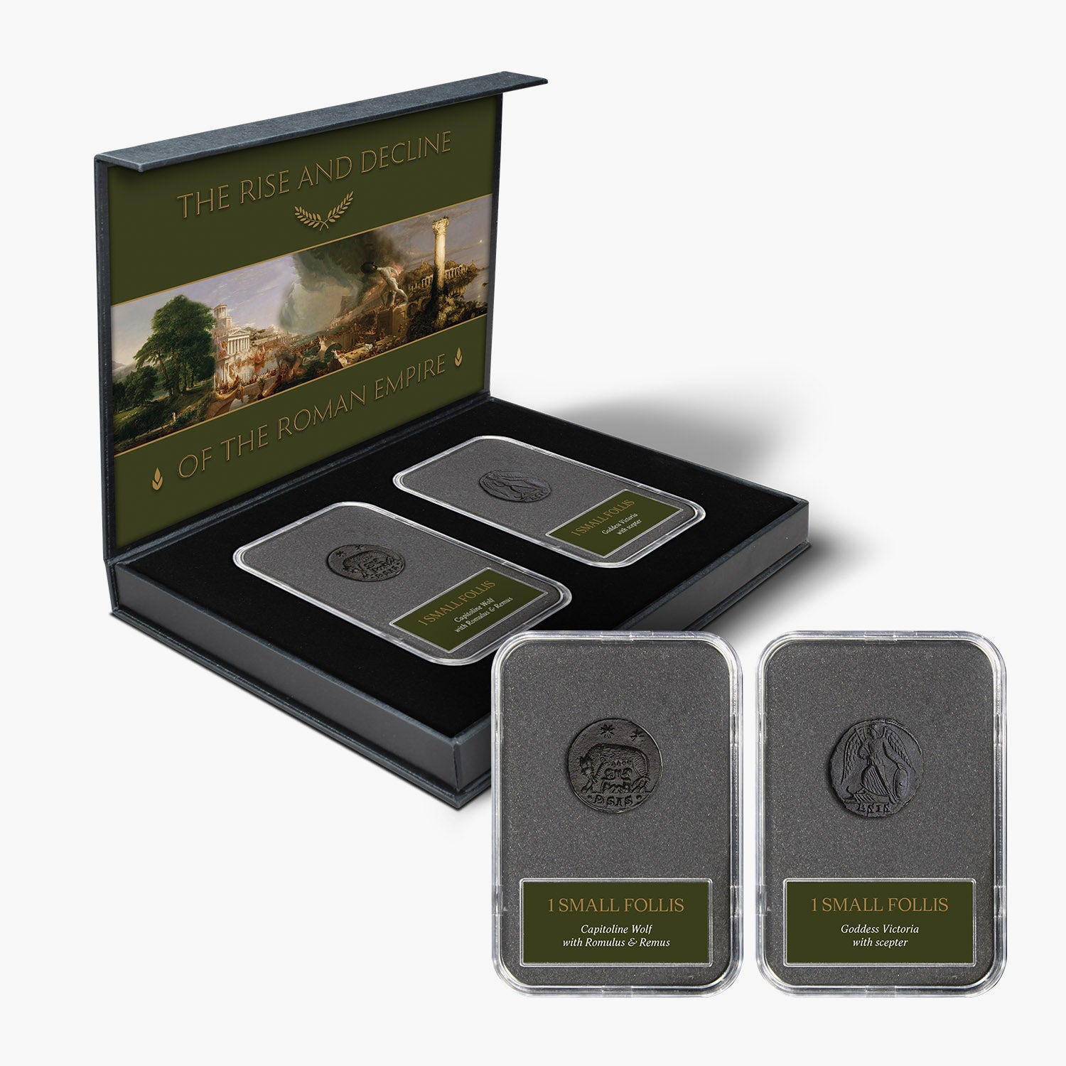 The Rise and Decline of the Roman Empire Authentic Coin Collection