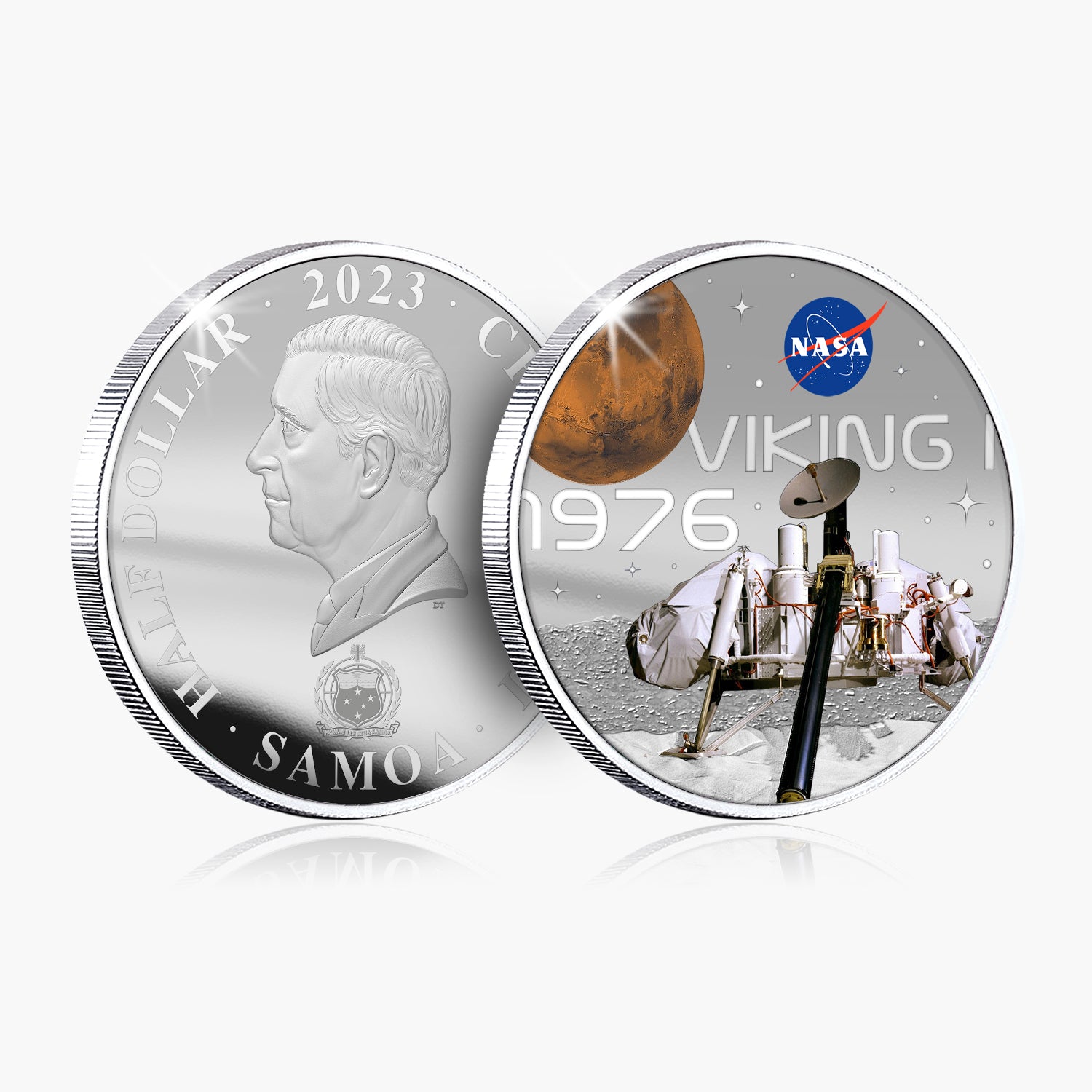 The Official History of NASA 2023 Viking 1 50mm Coin