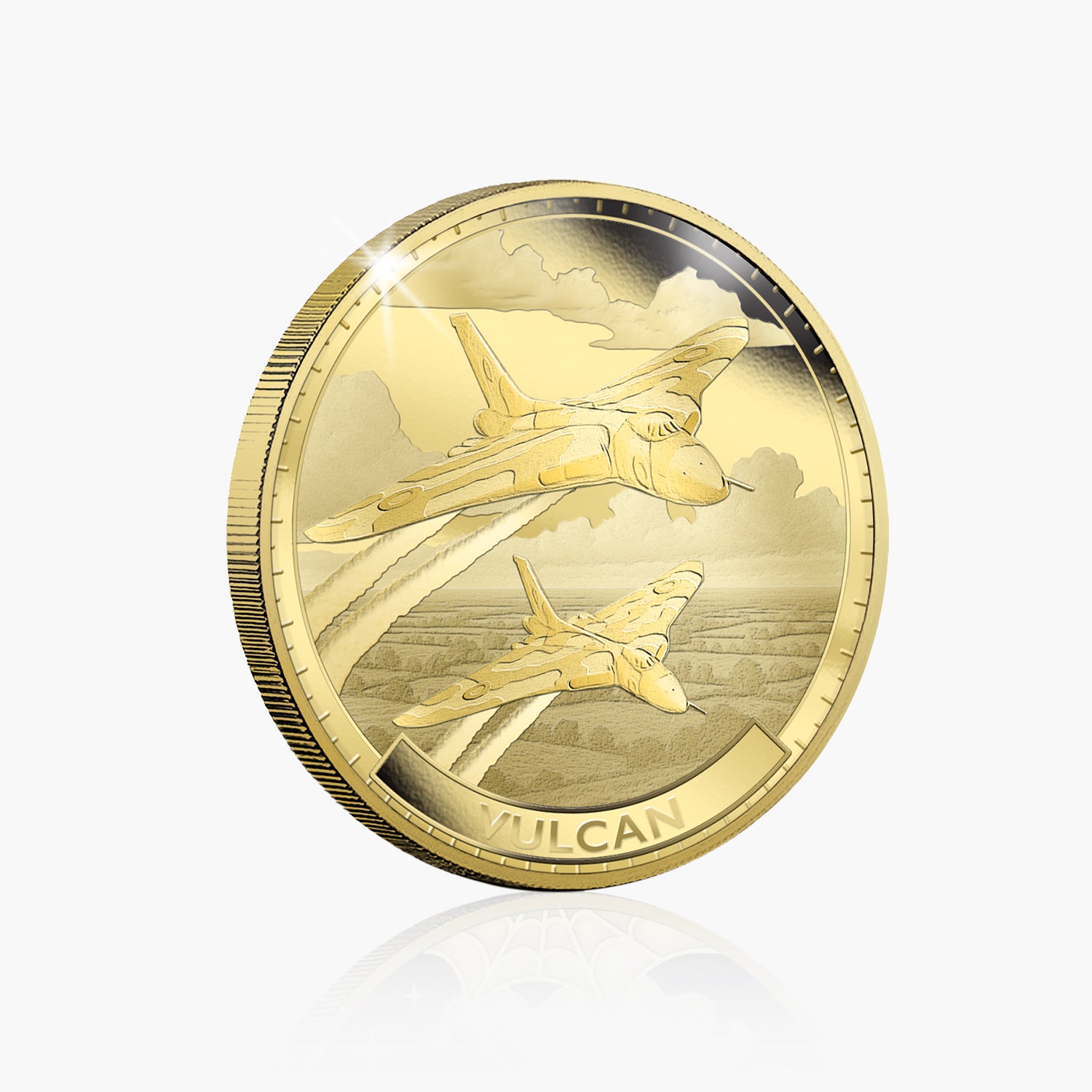 Wings of Valour Vulcan 24 Carat Gold Plated Commemorative