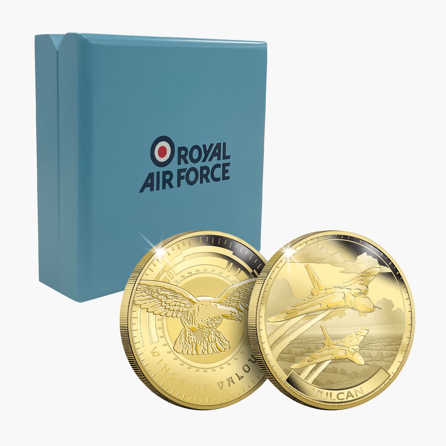 Wings of Valour Vulcan 24 Carat Gold Plated Commemorative