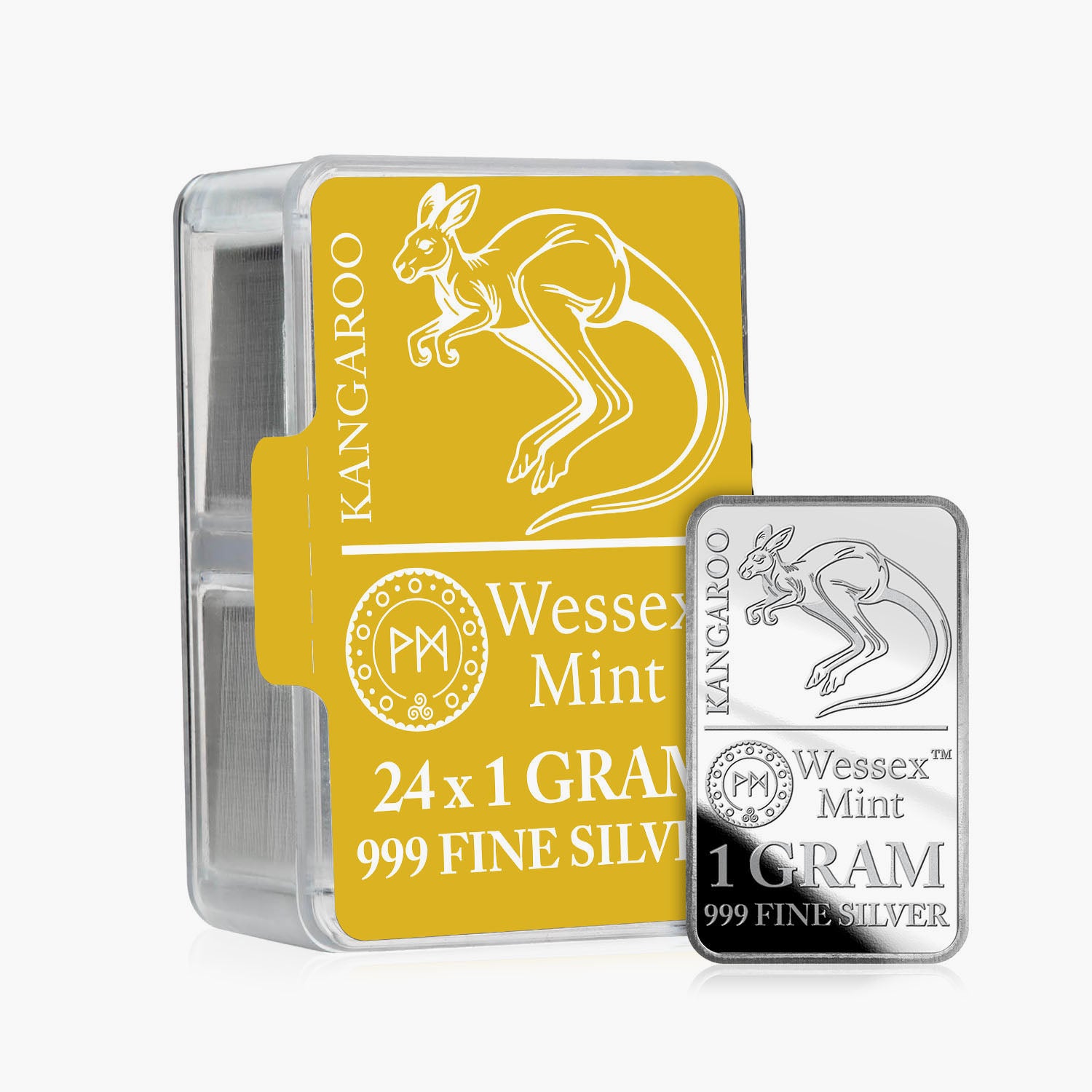 Silver Savers - Kangaroo 24 Solid Silver Bars Box Set
