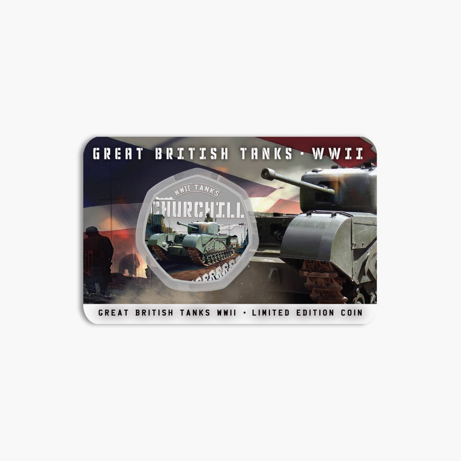 Tanks of World War II Silver Plated 2025 BU Coin