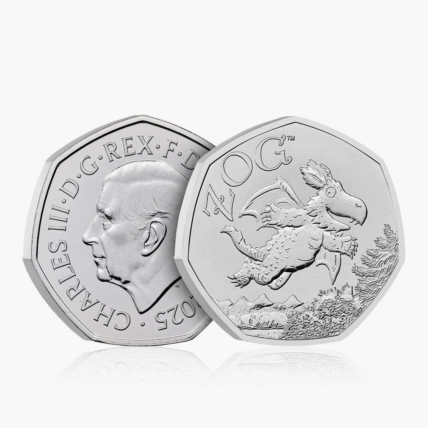 15 Years of Zog 2025 UK 50p BU Coin