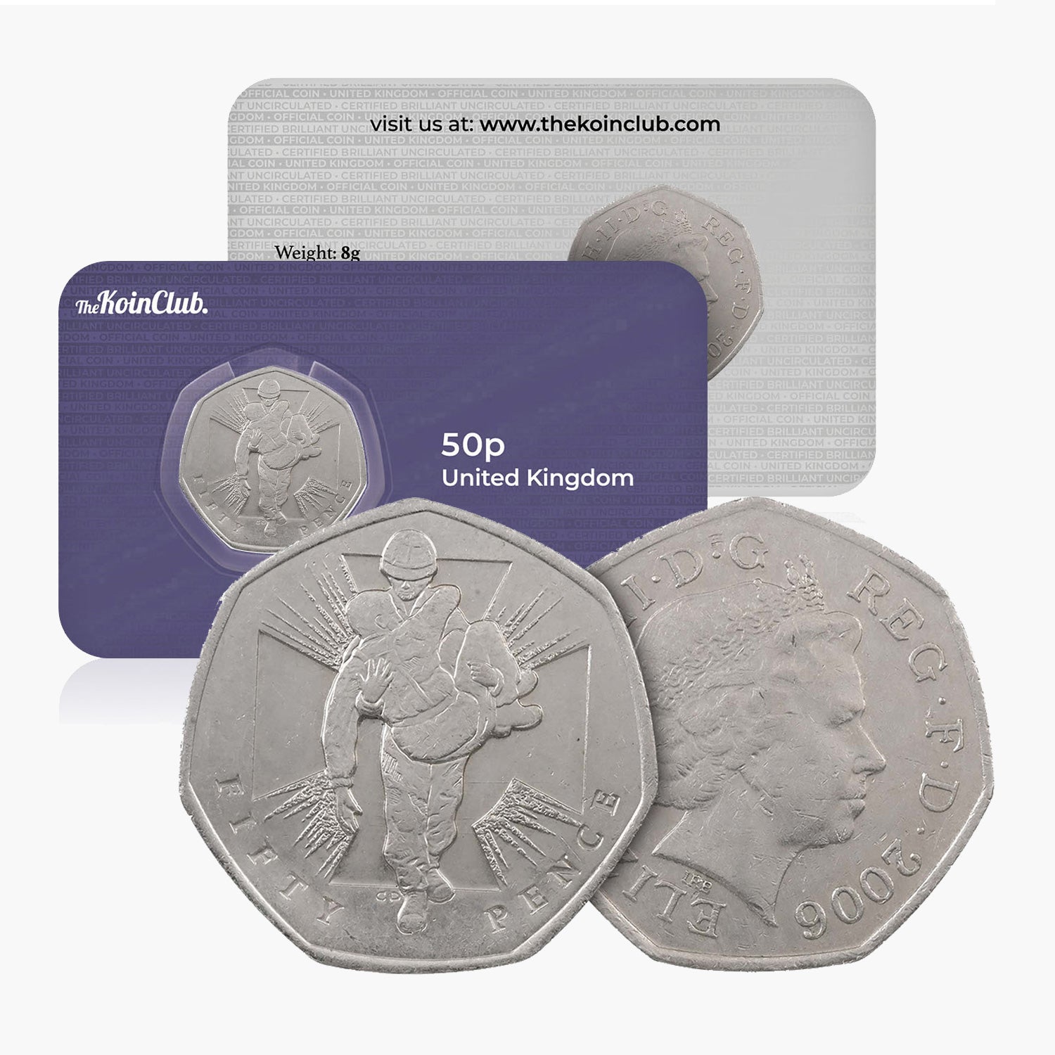 2006 Circulated 150th Anniversary of VICTORIA CROSS 50p coin