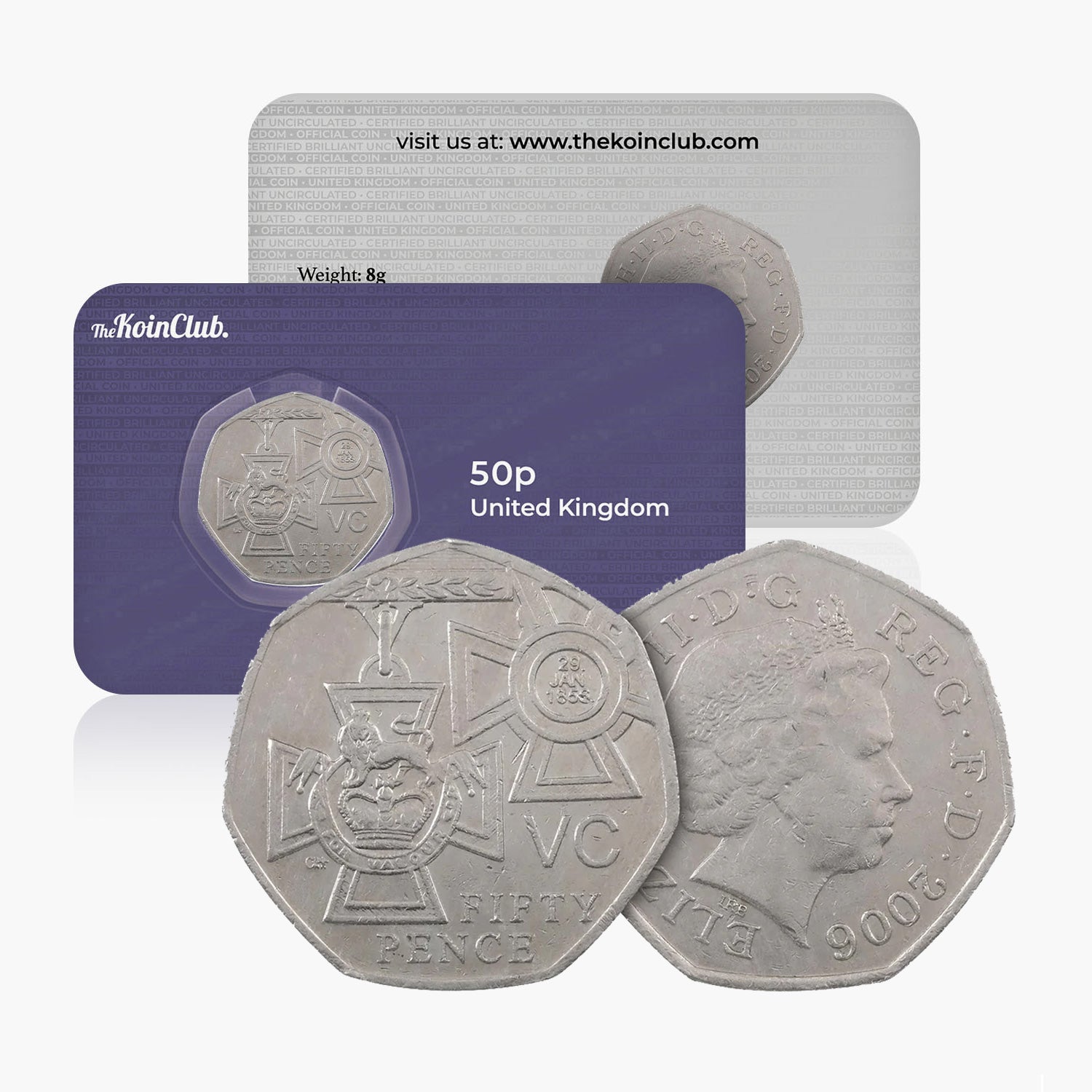 2006 Circulated Victoria Cross Medal 50p