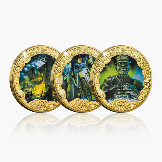The Official Frankenstein 200th Anniversary Trilogy Coin Set