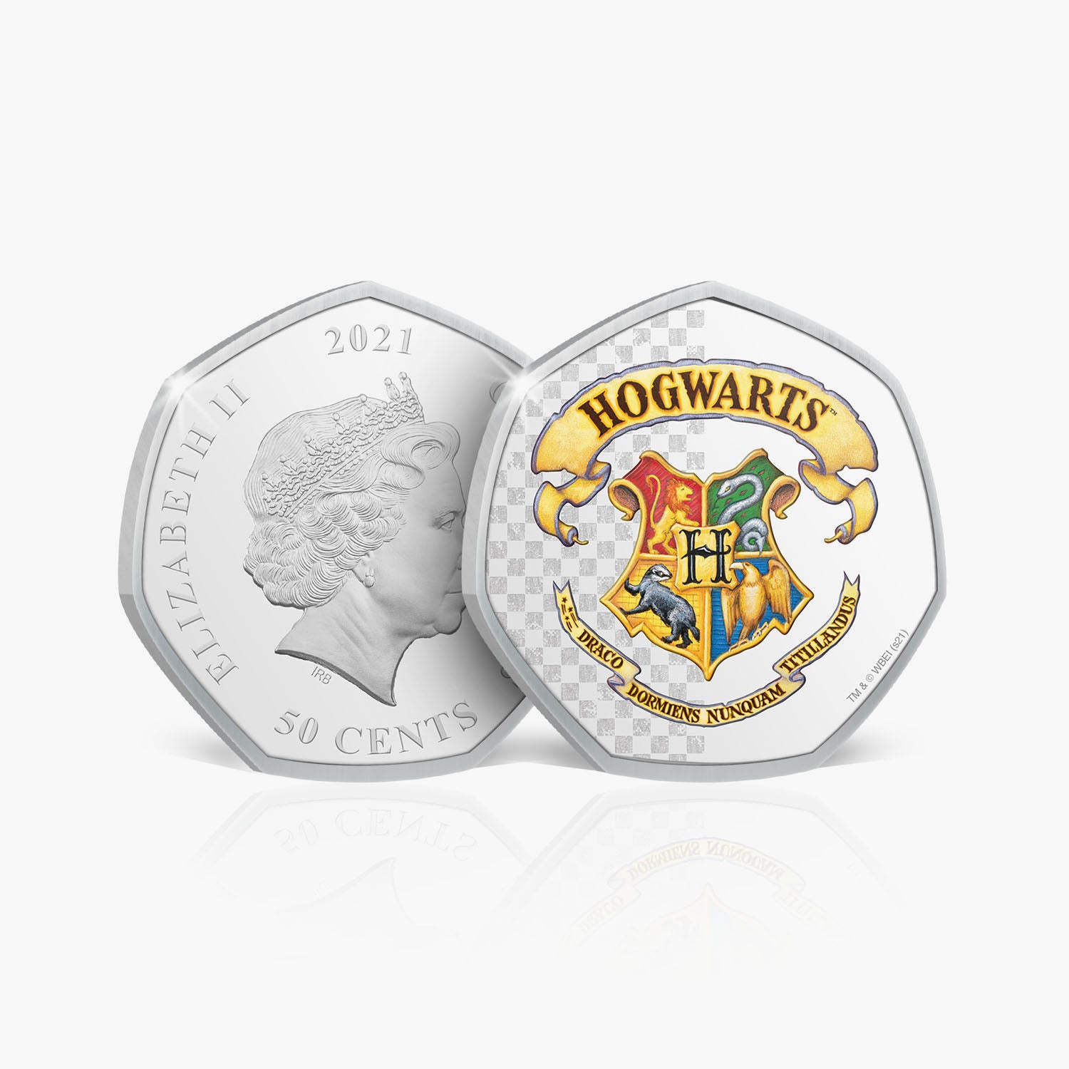 Hogwarts Crest Silver Plated Coin