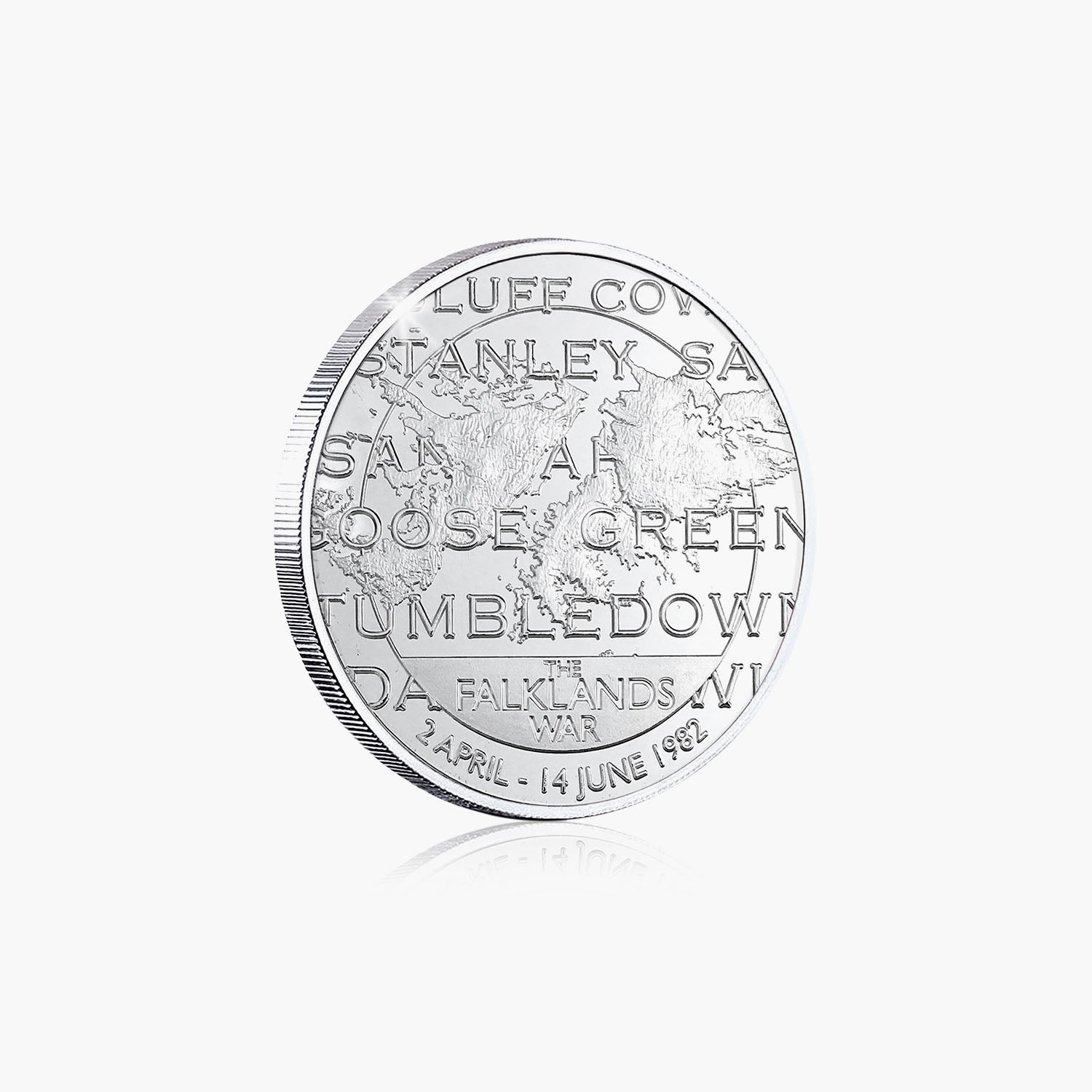 Goose Green Silver-Plated Commemorative