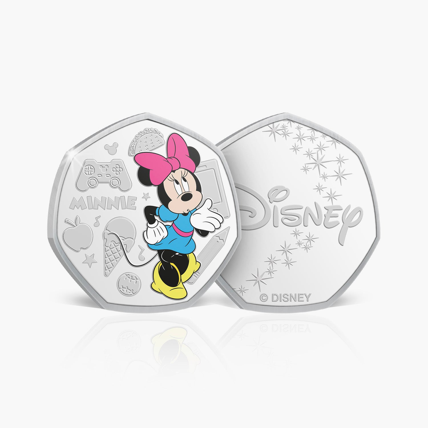 Minnie Mouse Silver-Plated commemorative