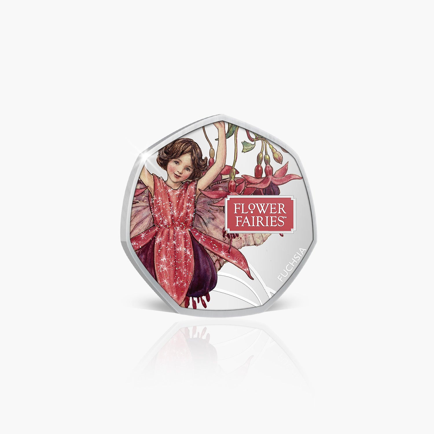 Fuchsia Coin in Coin Holder