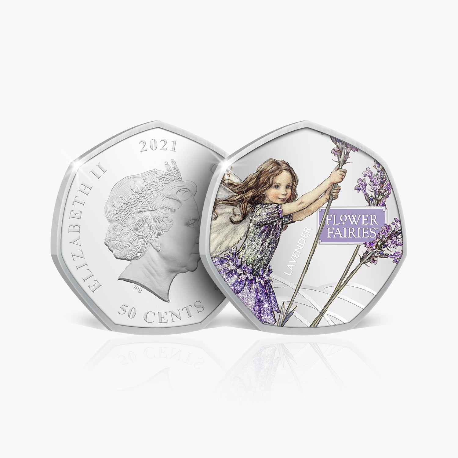 Lavender Coin in Coin Holder