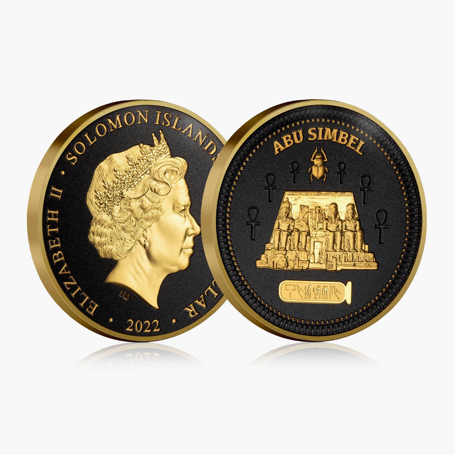 The Mysteries of Ancient Egypt Abu Simbel Half Dollar Coin