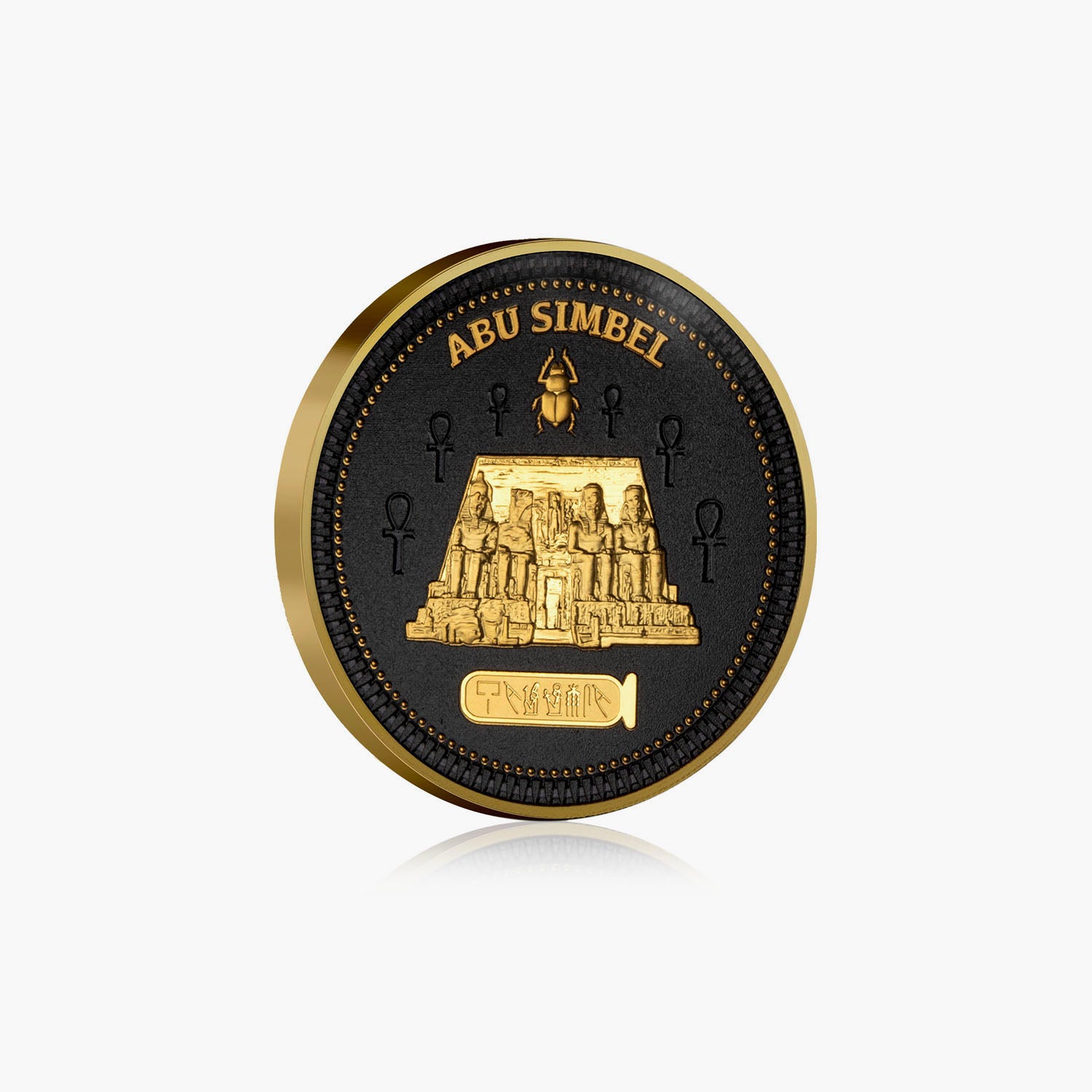 Les mystères de l'Égypte ancienne Abou Simbel Half Dollar Coin