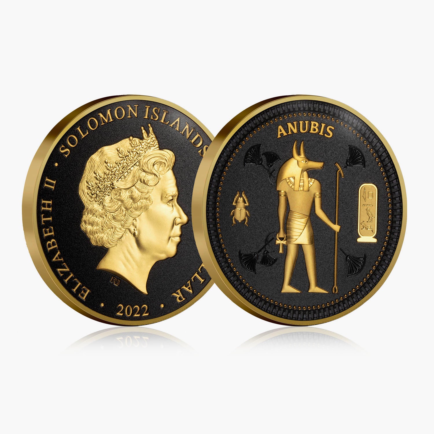 The Mysteries of Ancient Egypt Anubis Half Dollar Coin