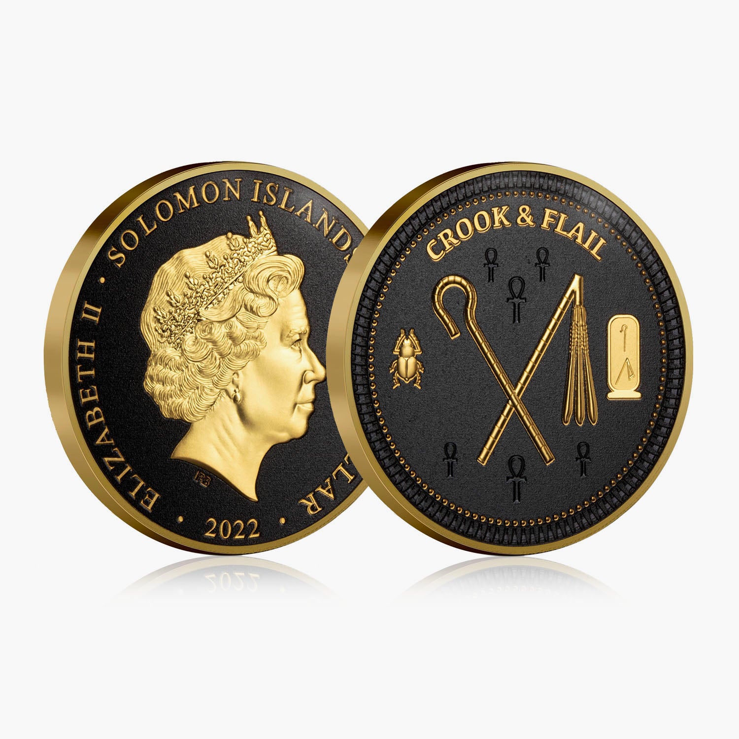 The Mysteries of Ancient Egypt Crook & Flail Half Dollar Coin