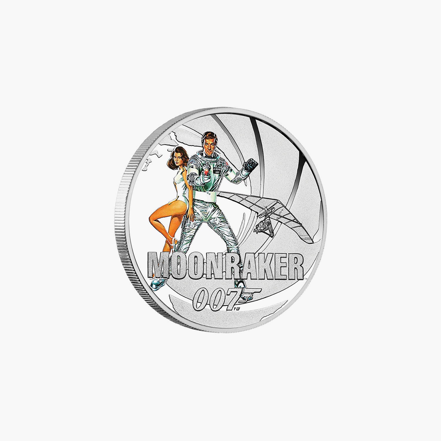 James Bond - Moonraker Solid Silver Movie Coin