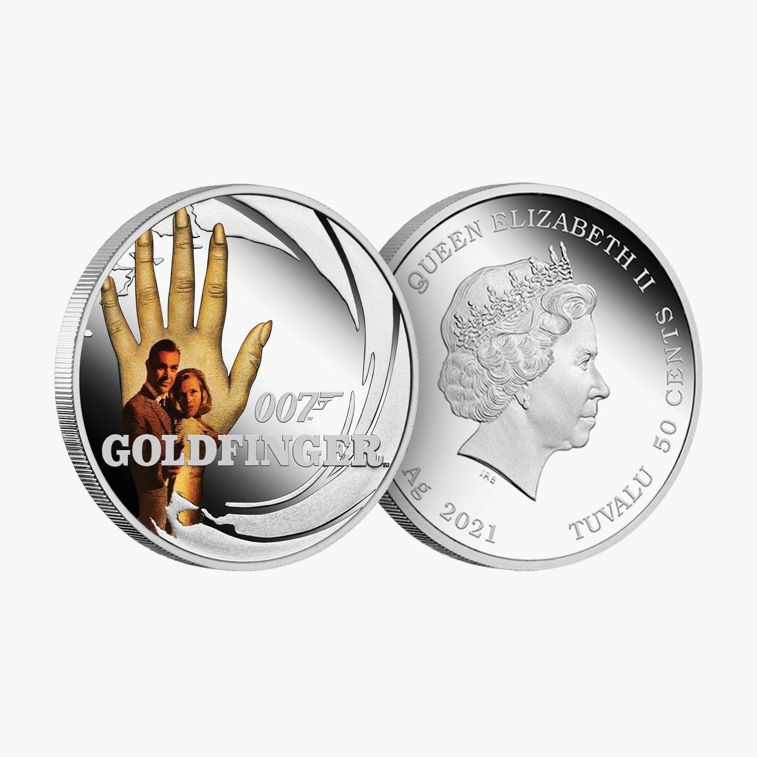 James Bond - Goldfinger Solid Silver Movie Coin