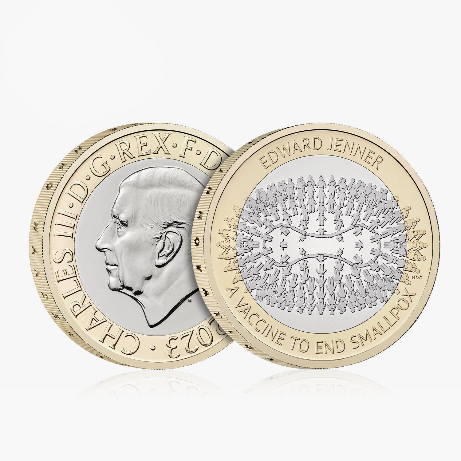 2023 Edward Jenner UK £2 2023