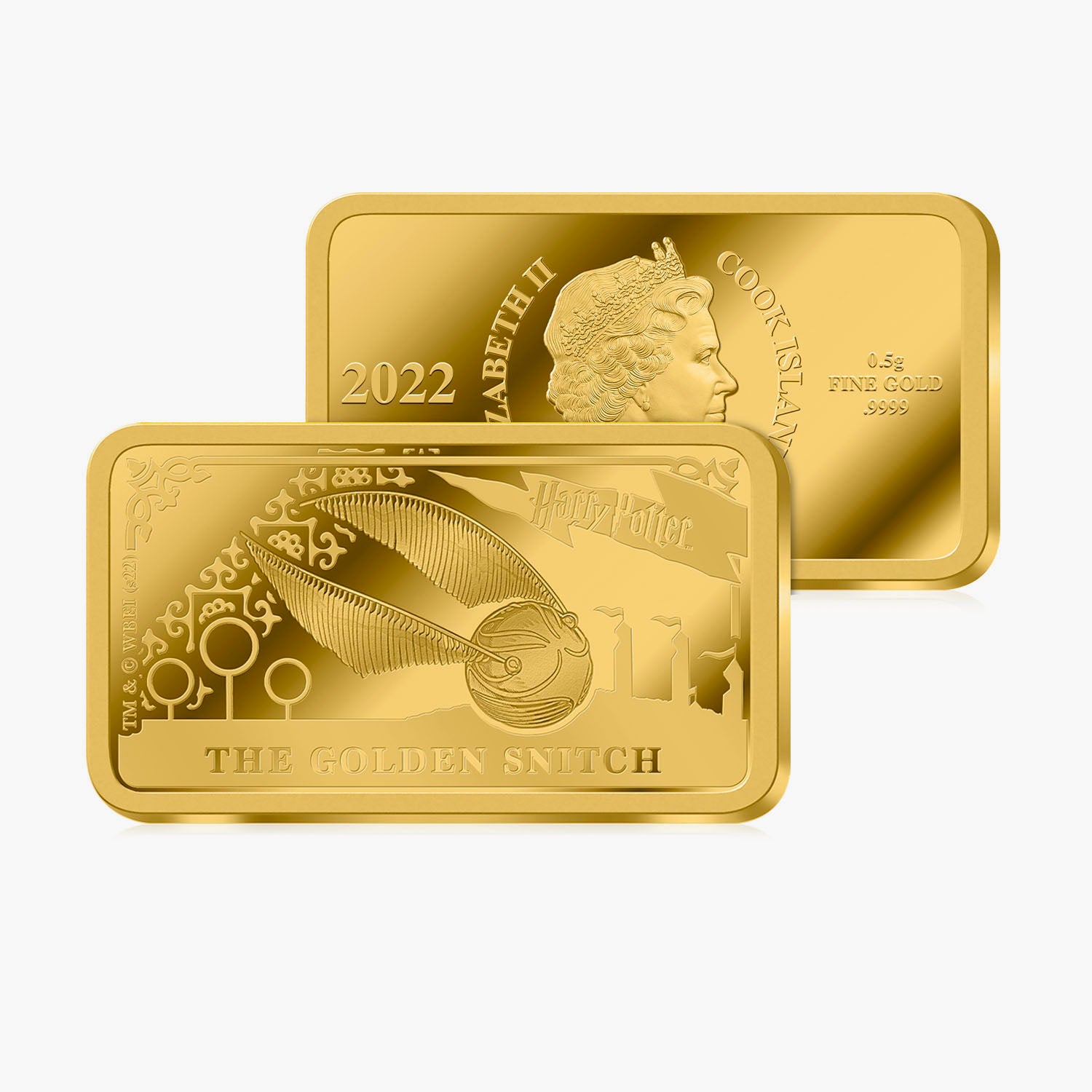 Harry Potter Golden Snitch Solid Gold Coin