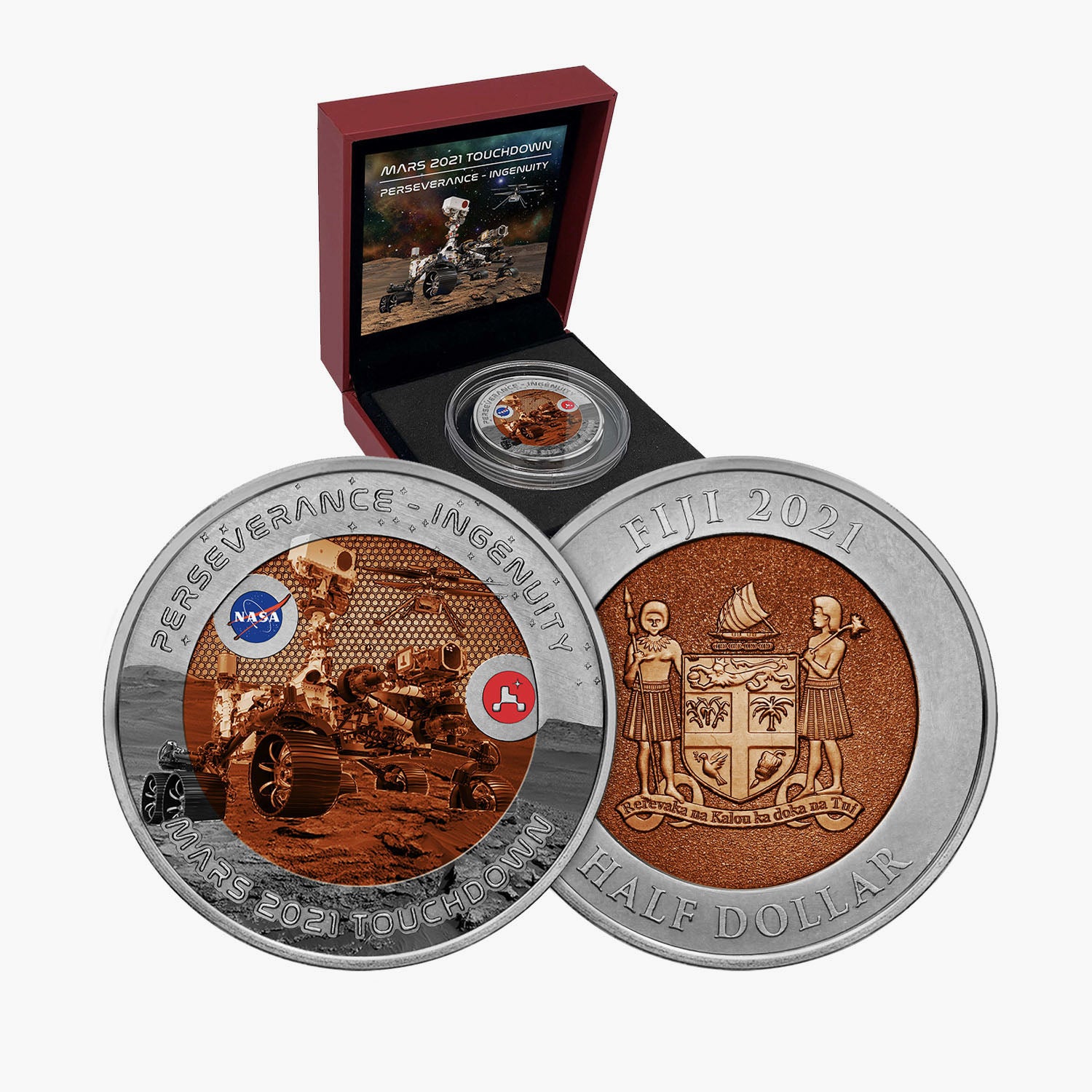 NASA Mars Rover Solid Titanium Coin
