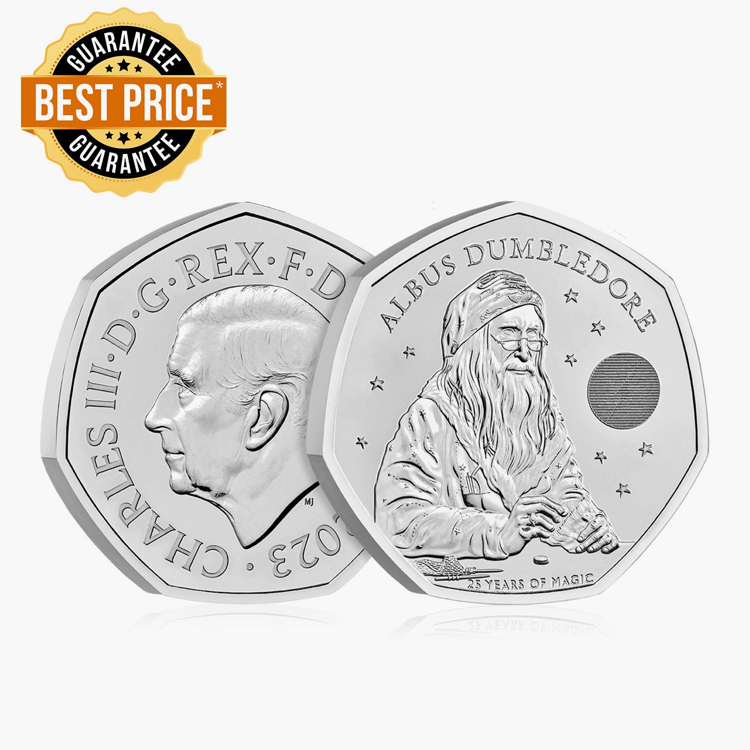 Harry Potter - Dumbledore 2023 50p Brilliant Uncirculated Coin