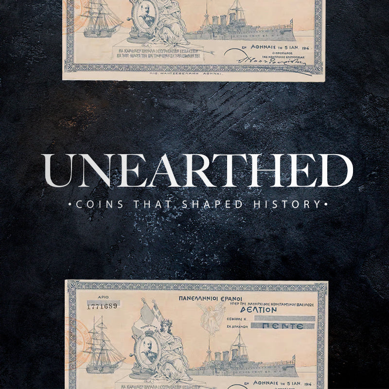Unearthed - Certificat d'actions du Royaume de Grèce de la Première Guerre mondiale