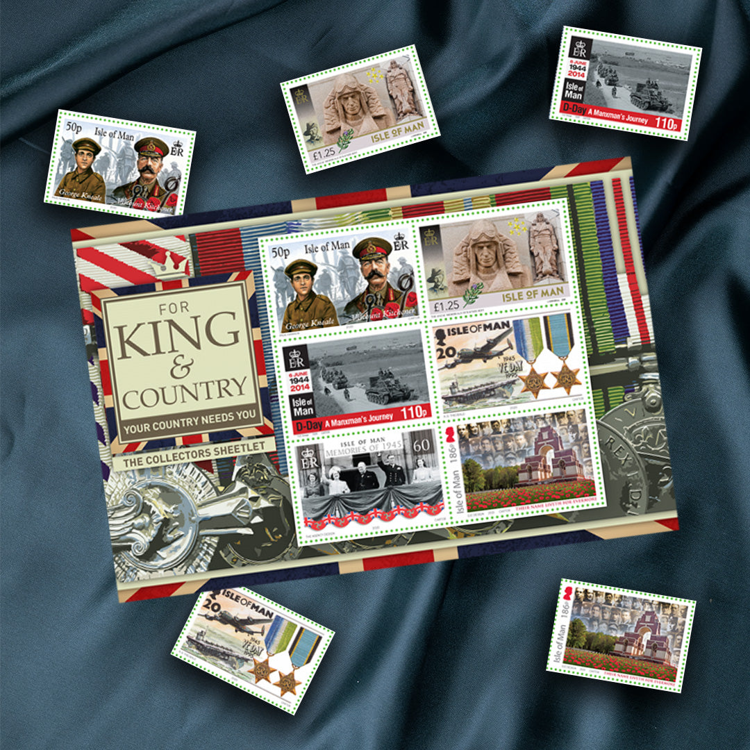 For King & Country Military Stamps Set