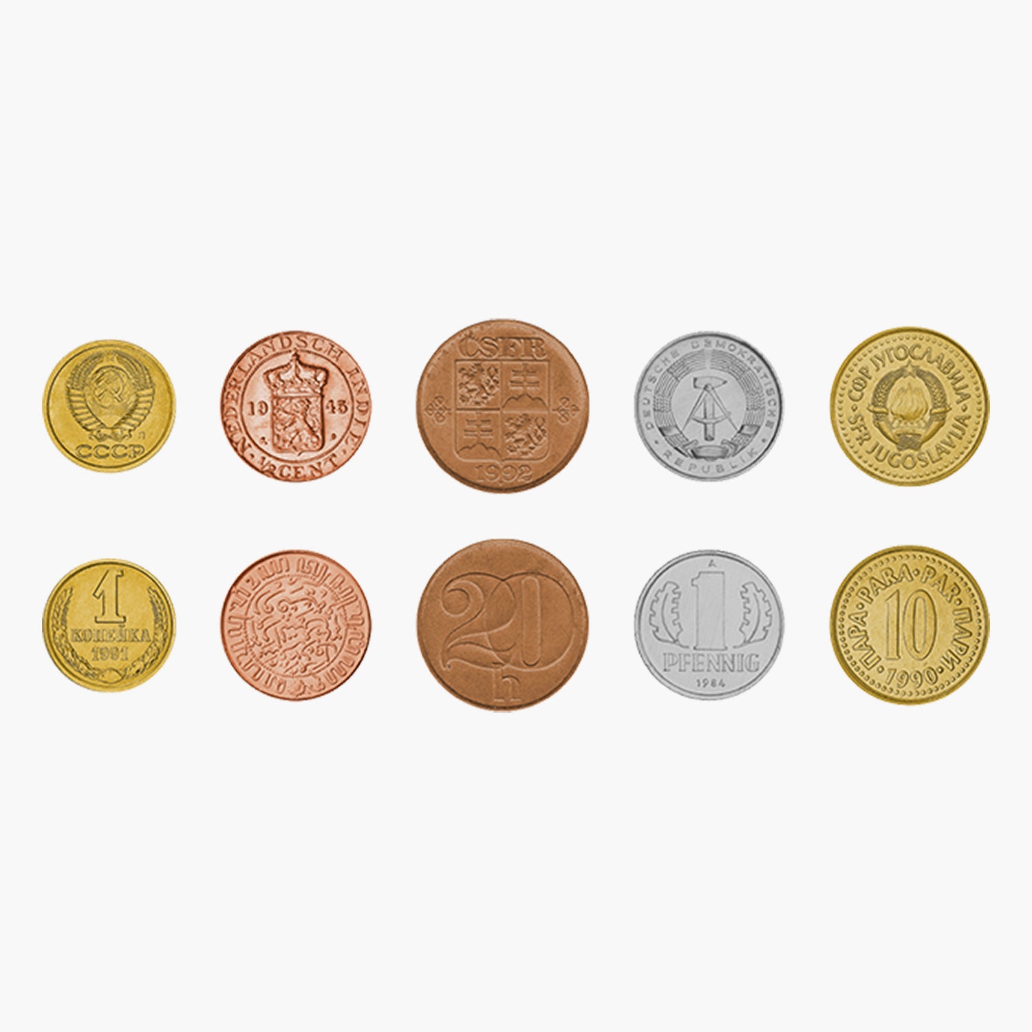 Los Cinco - Antiguos Países