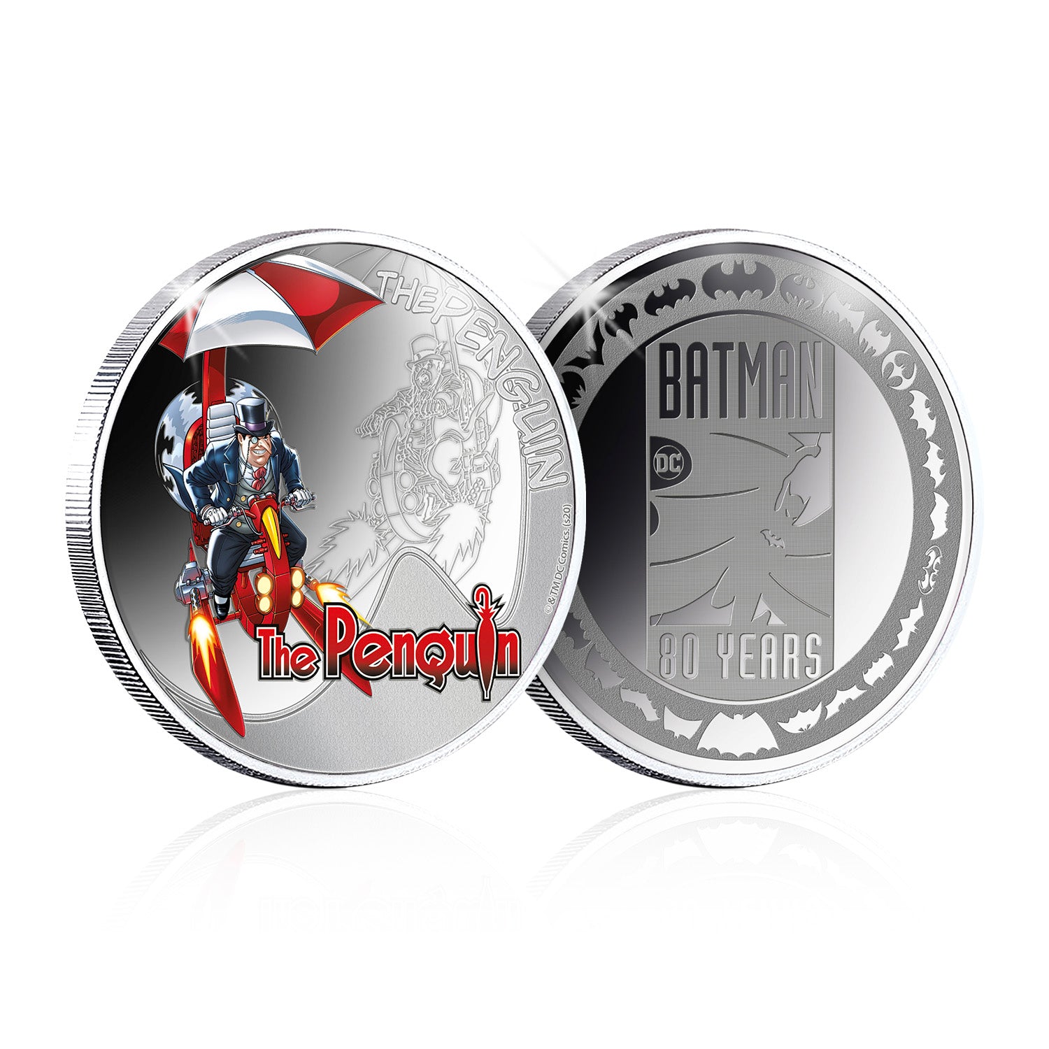 DC Comics The Penguin Silver-Plated Commemorative