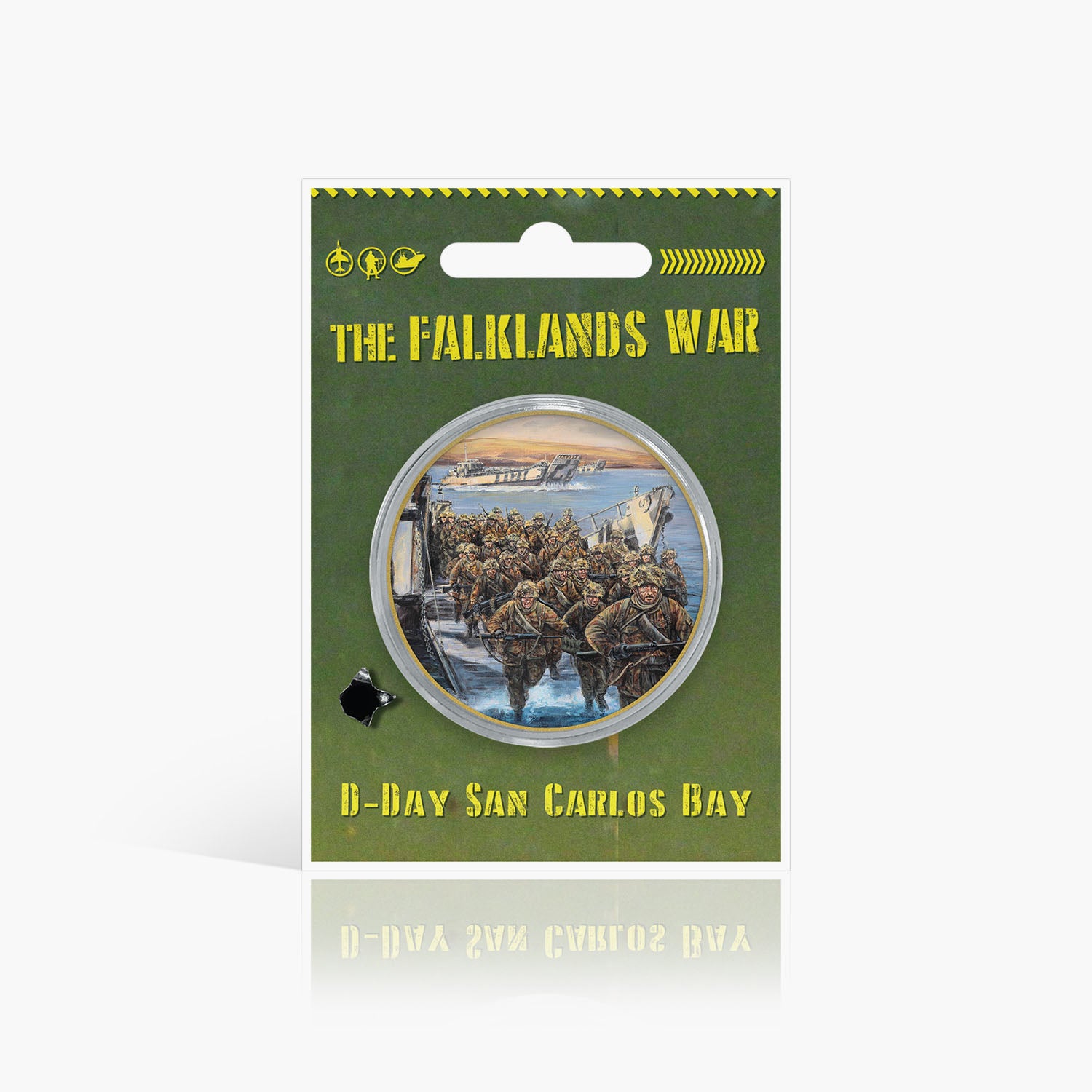 D-Day San Carlos Bay Gold-Plated Commemorative