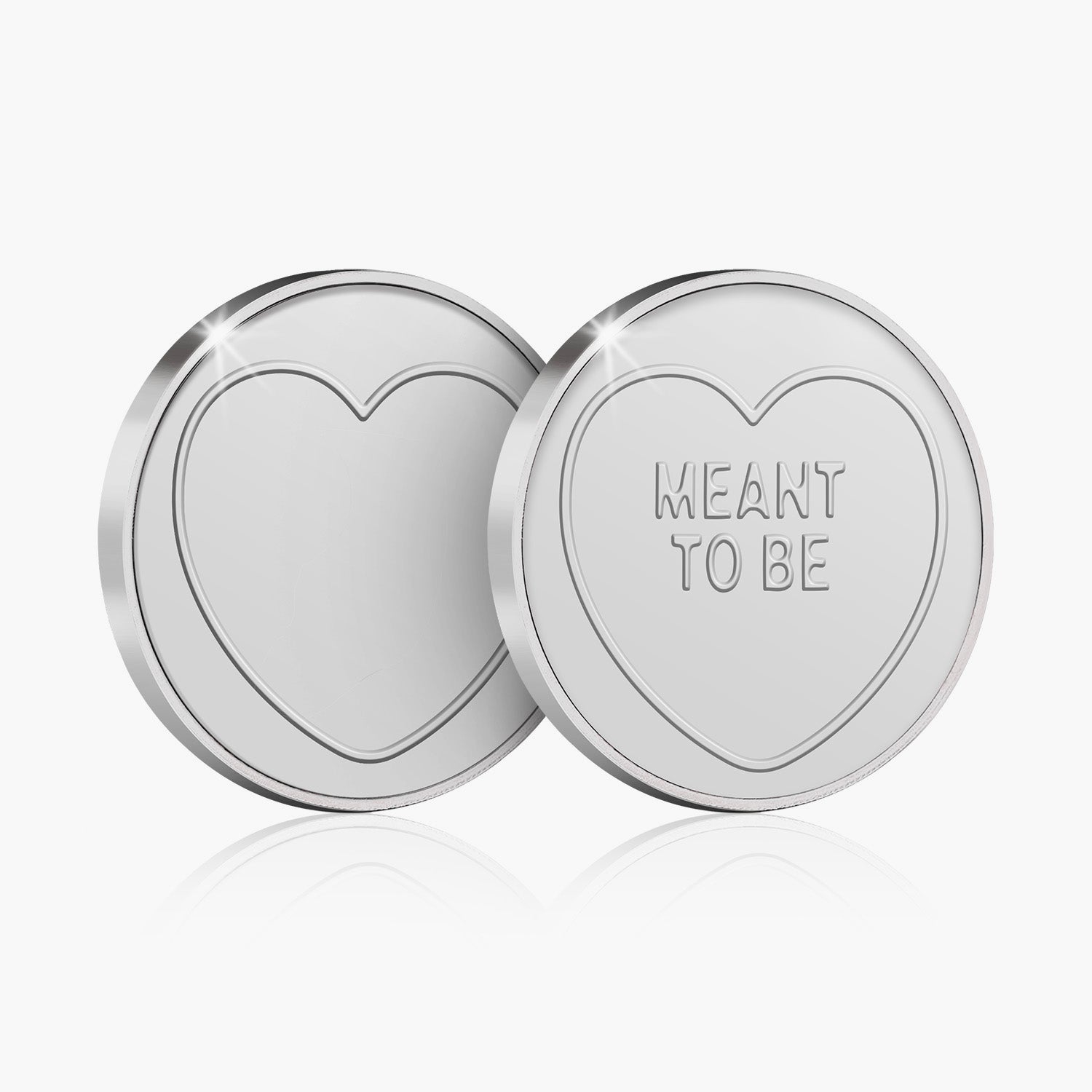 Meant To Be Love Heart Card