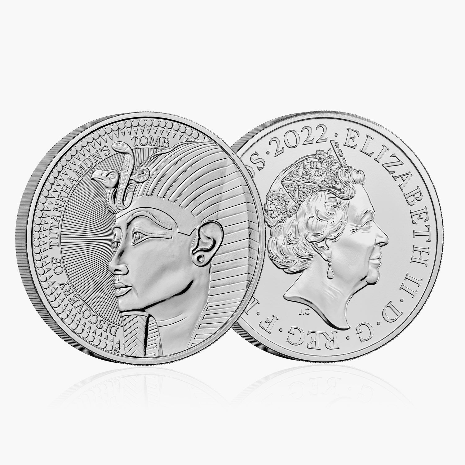 Centenario del descubrimiento de la tumba de Tutankamón 2022 Moneda brillante sin circular de £ 5