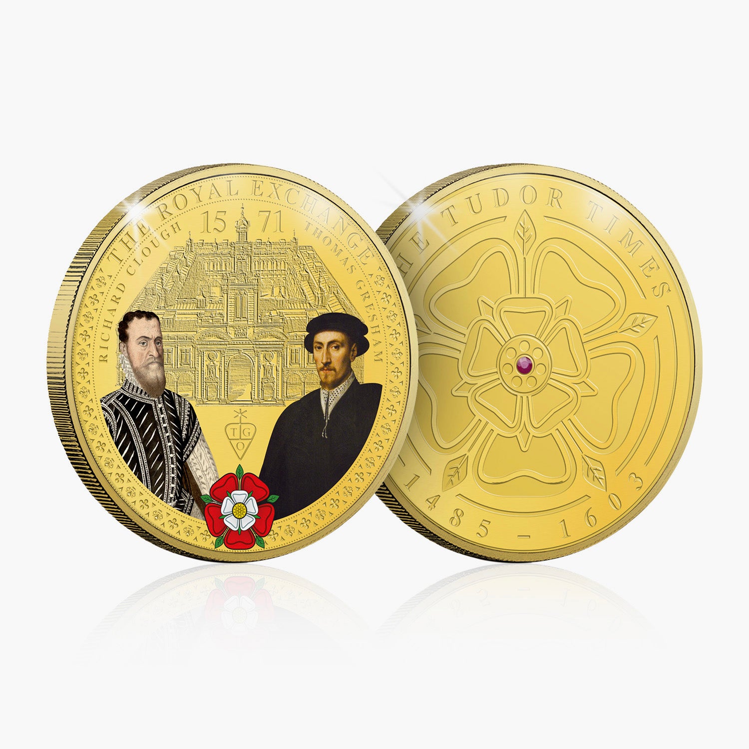 Le Royal Exchange commémoratif plaqué or