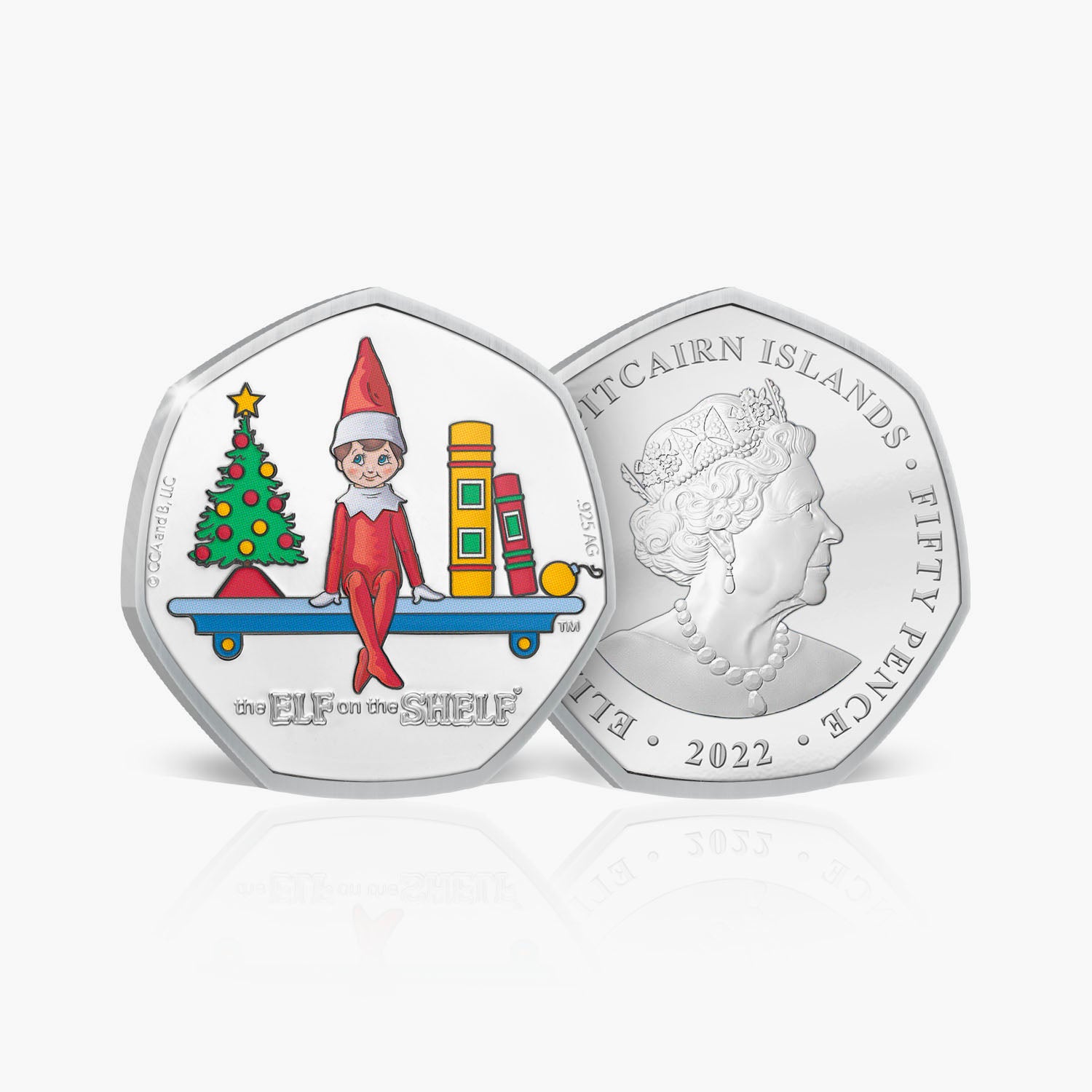 The Official Elf on the Shelf Silver Proof 50p Coin