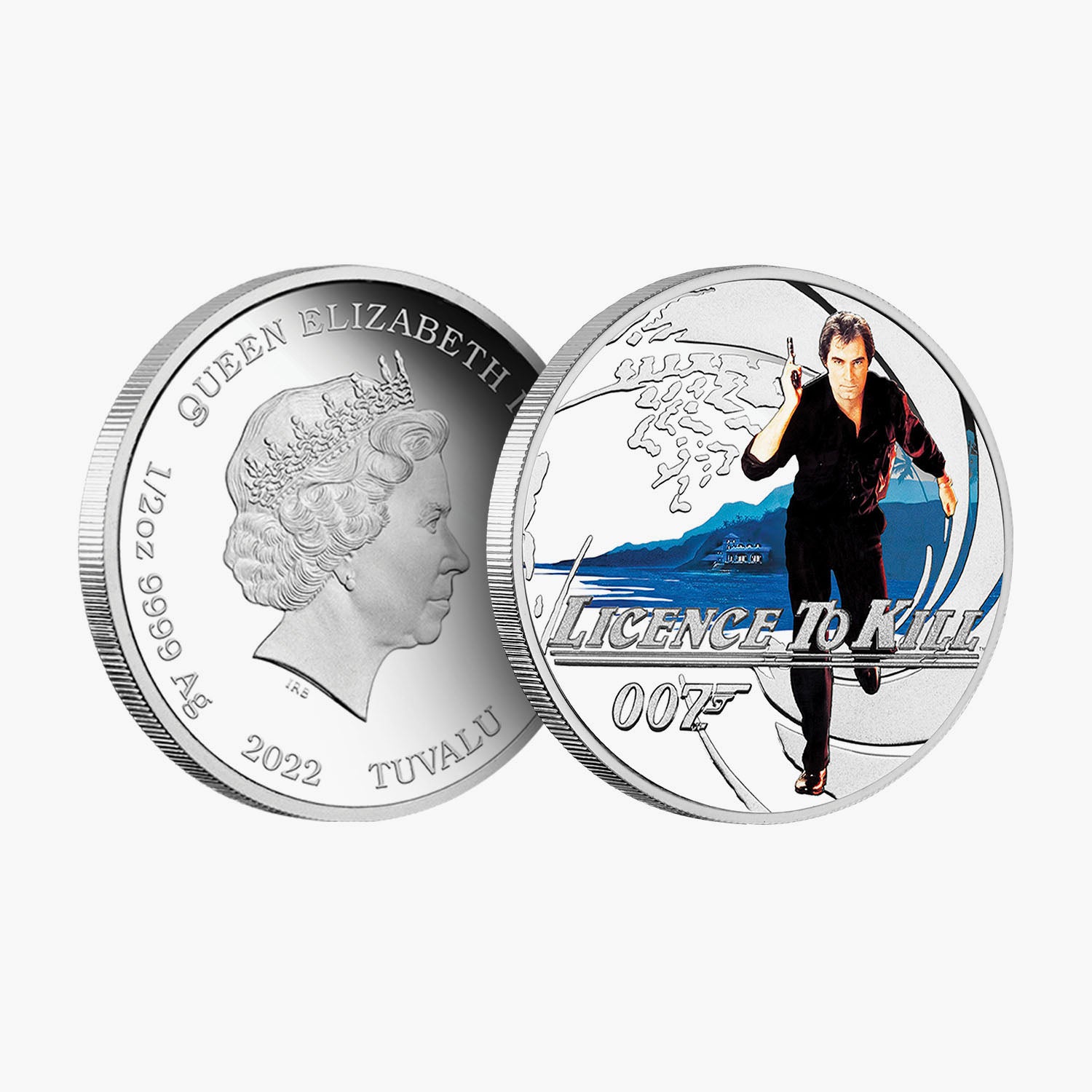 James Bond - License to Kill Solid Silver Movie Coin