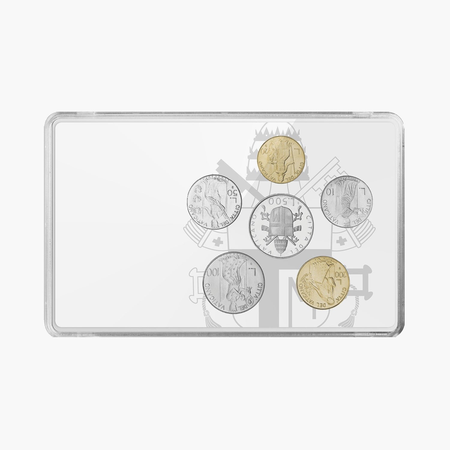 Complete First Issue Coin Set of Pope John Paul II