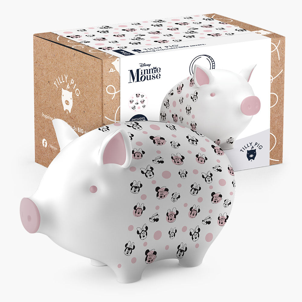 Disney Minnie Mouse Piggy Bank Saver Set