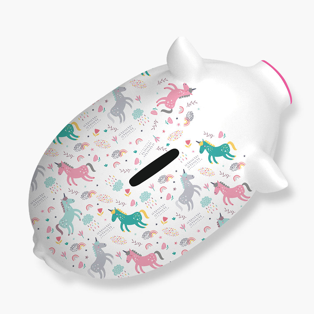 Unicorn & Rainbows Piggy Bank Saver Set