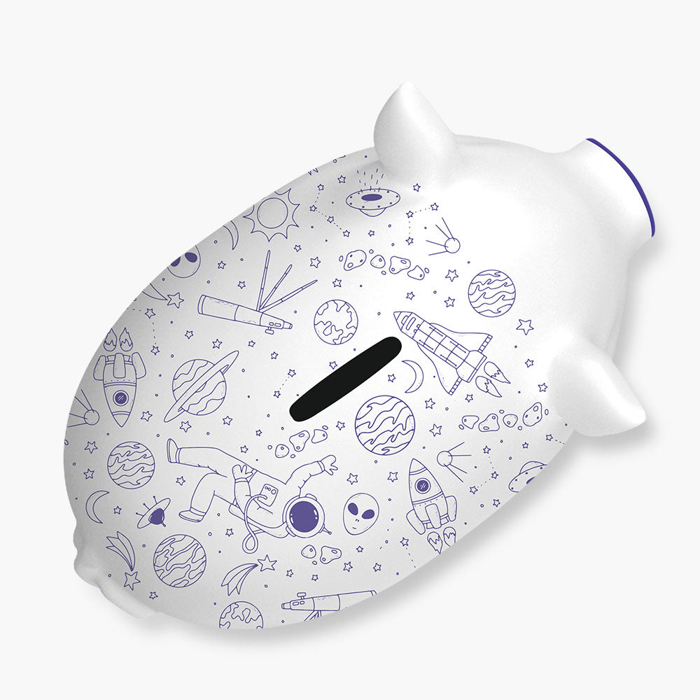 Outer Space Piggy Bank Saver Set