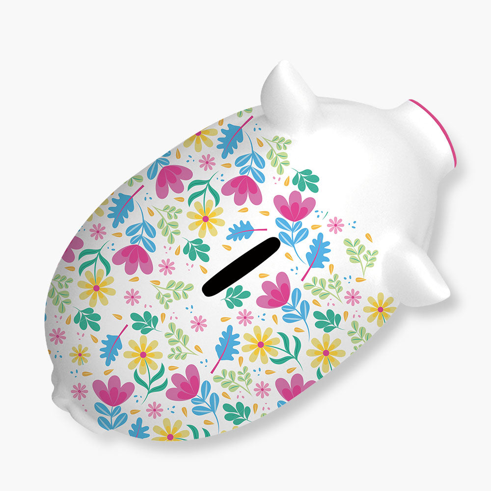 Flower Power Piggy Bank Saver Set