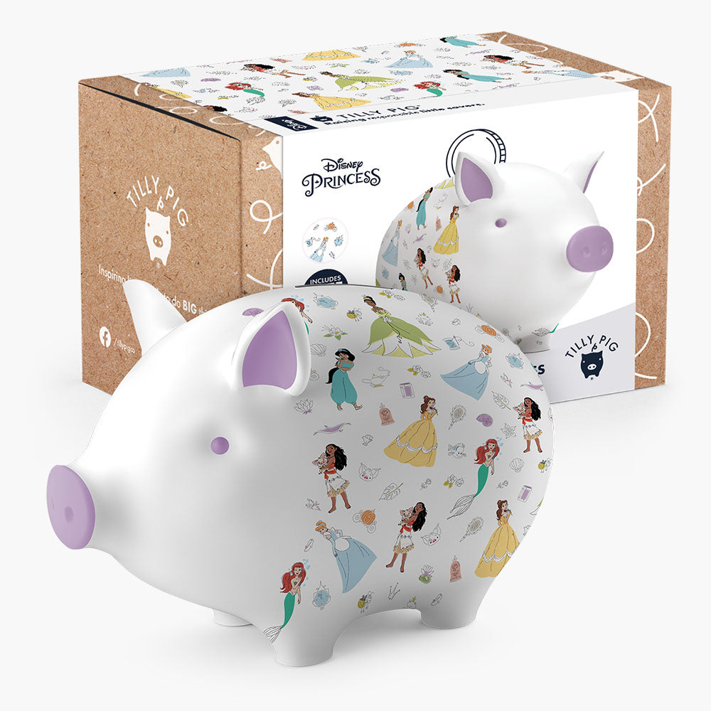 Disney Enchanted Princesses Piggy Bank Saver Set