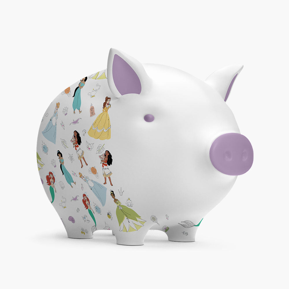 Disney Enchanted Princesses Piggy Bank Saver Set