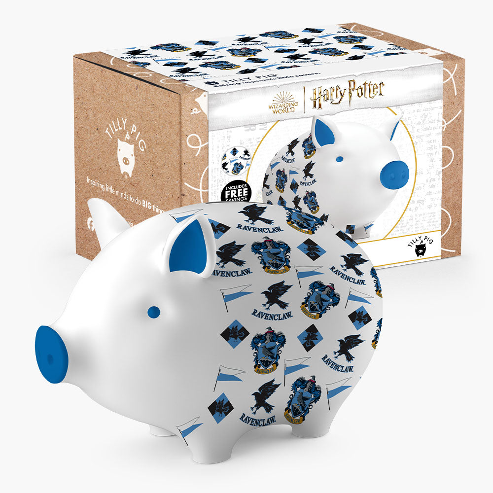 Harry Potter Ravenclaw Piggy Bank Saver Set