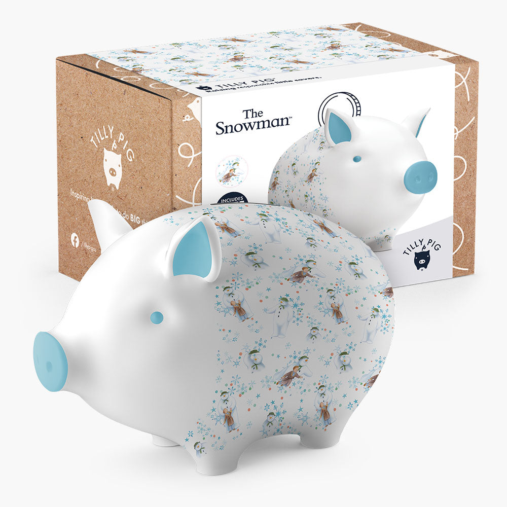 The Snowman Piggy Bank Saver Set