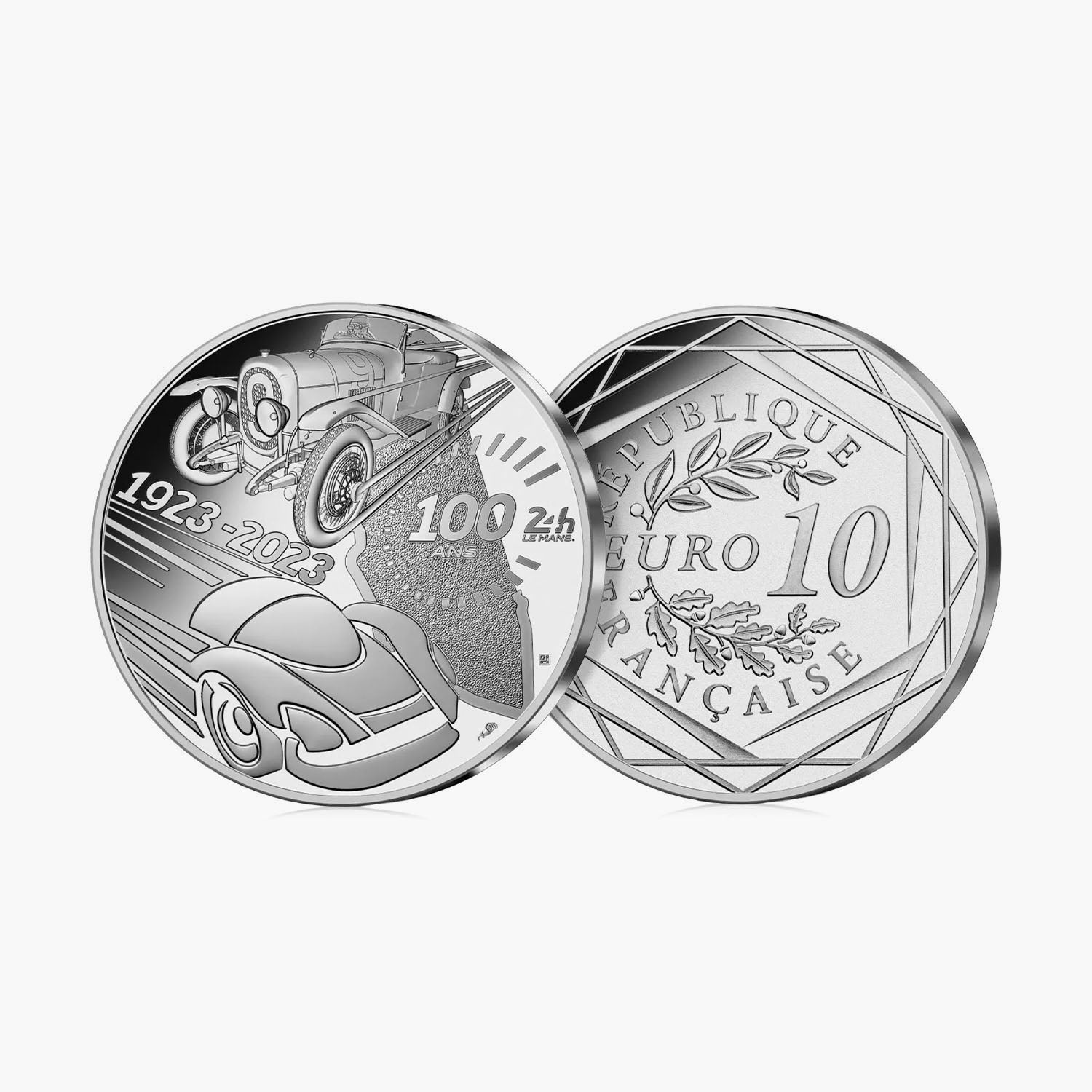 100 Year Anniversary of the 24 Hours Le Mans 10€ Silver Coin