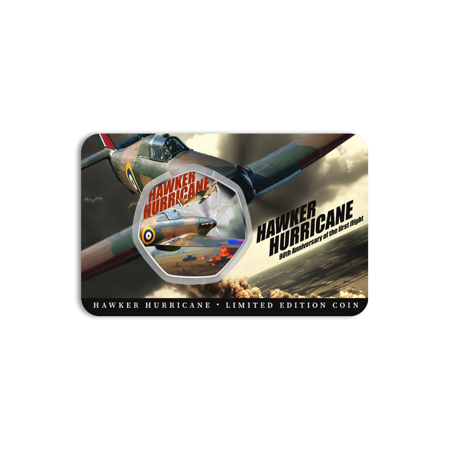 Hawker Hurricane 90th Anniversary 2026 Silver Plated BU Coin