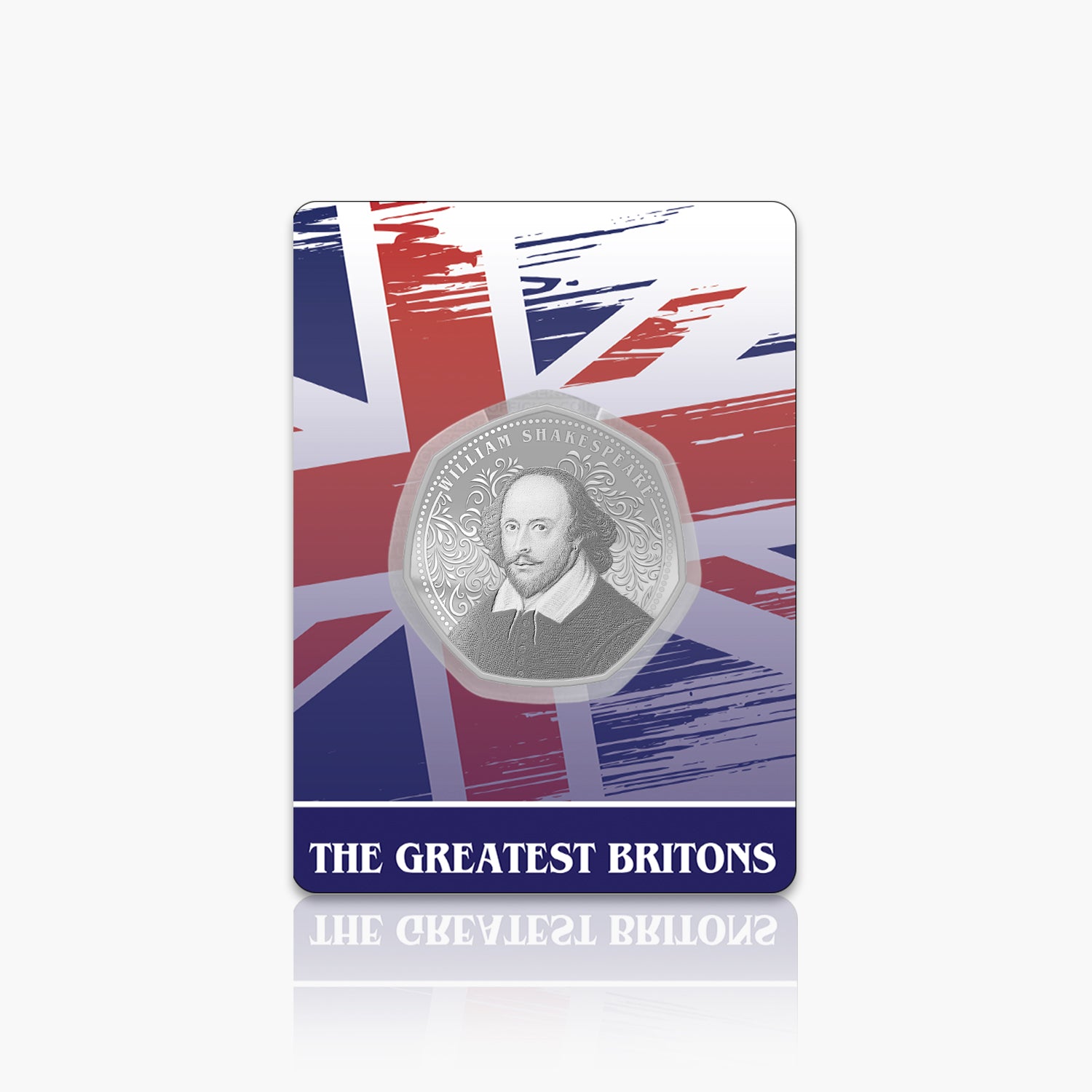 Greatest Britons William Shakespeare Silver Plated BU Commemorative