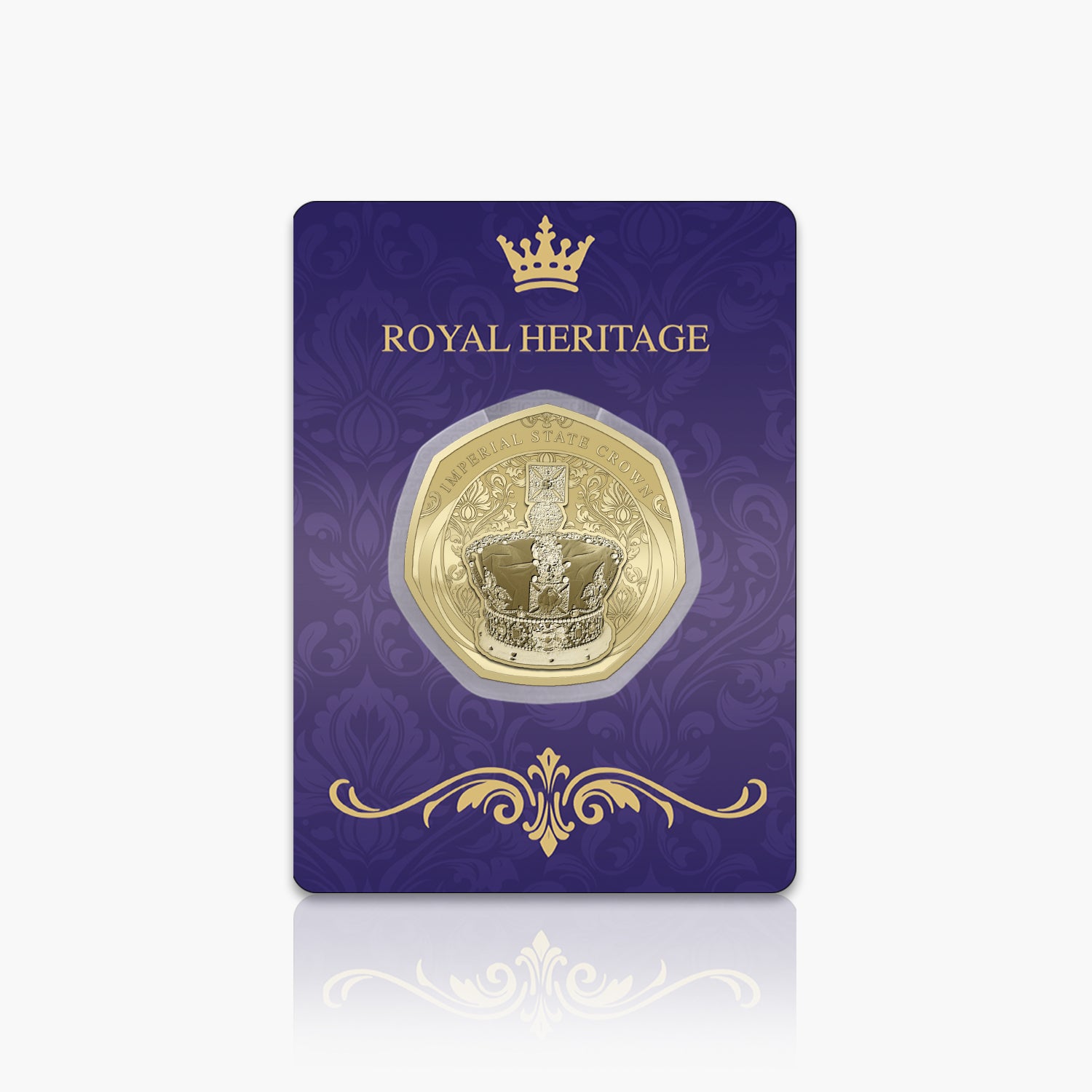 Royal Heritage Imperial State Crown Gold Plated BU Commemorative