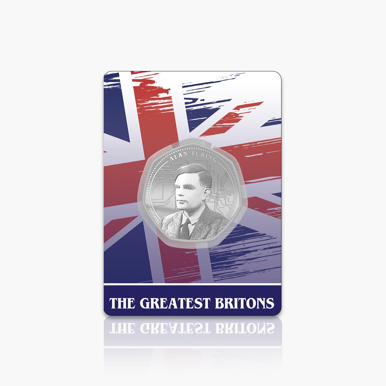Greatest Britons Alan Turing Silver Plated BU Commemorative